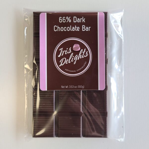 66% Dark Chocolate Bar - Image 2