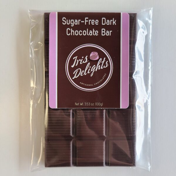 Sugar-Free Dark Chocolate Bar - Image 2